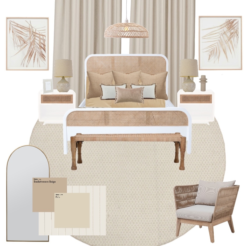 bedroom beige Mood Board by thepalmeffect on Style Sourcebook