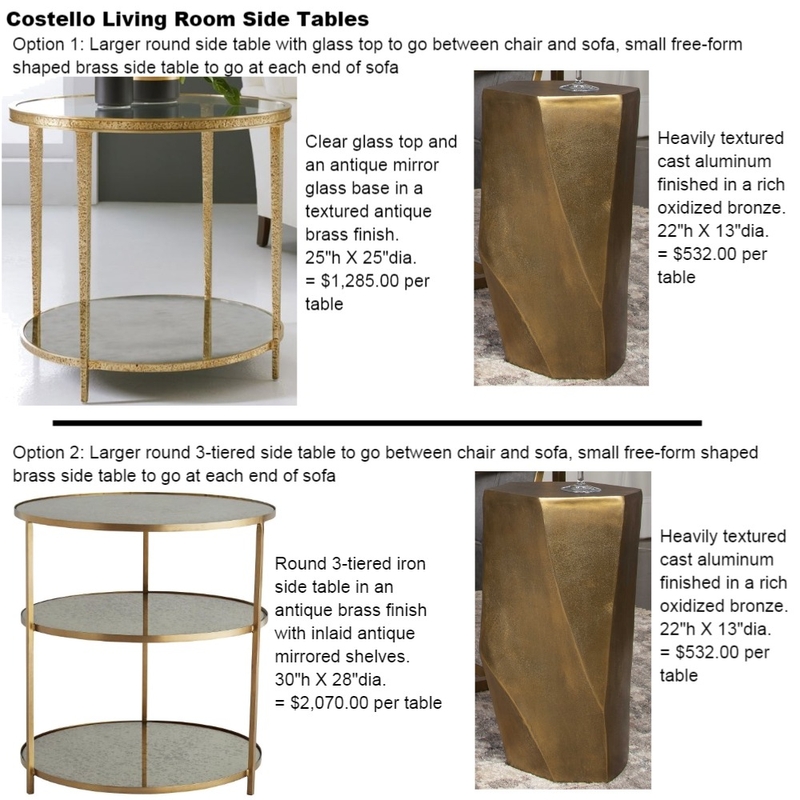 costello lr side tables1 Mood Board by Intelligent Designs on Style Sourcebook