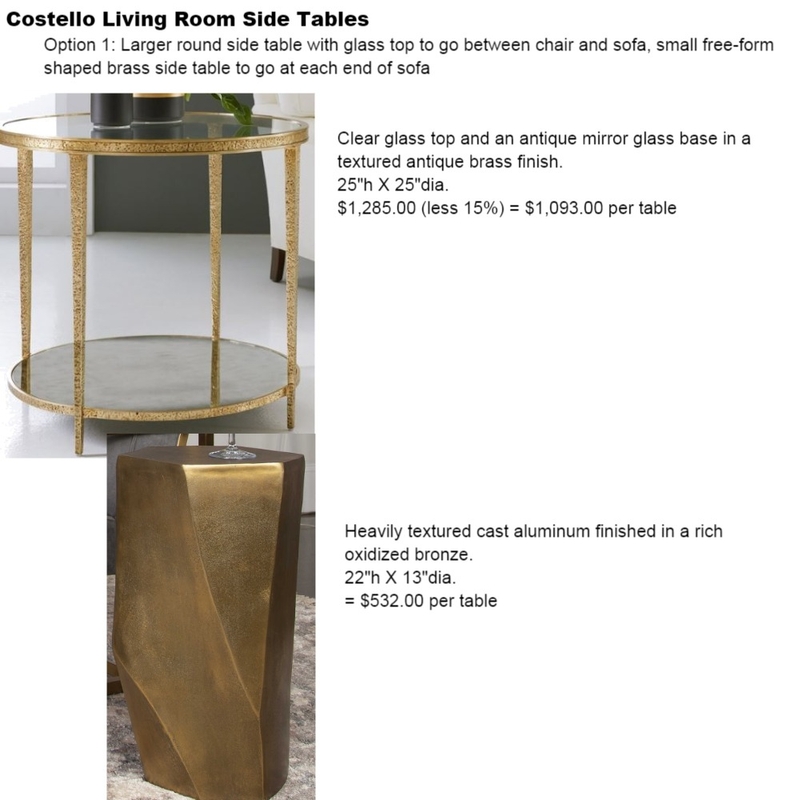 costello living room side tables Mood Board by Intelligent Designs on Style Sourcebook