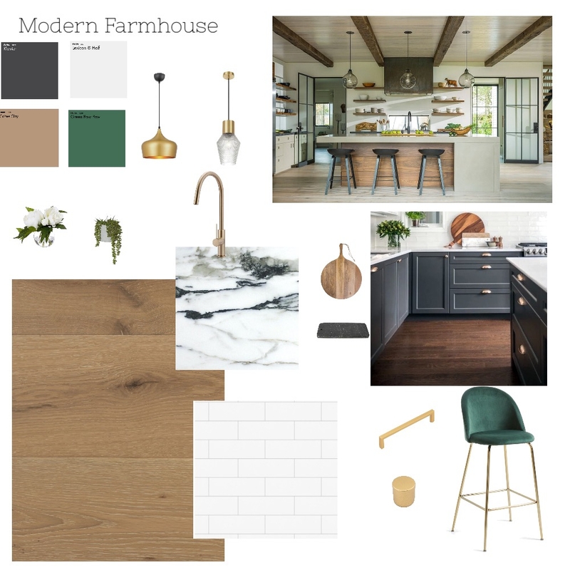 Modern Farmhouse Mood Board by NikiMoon on Style Sourcebook