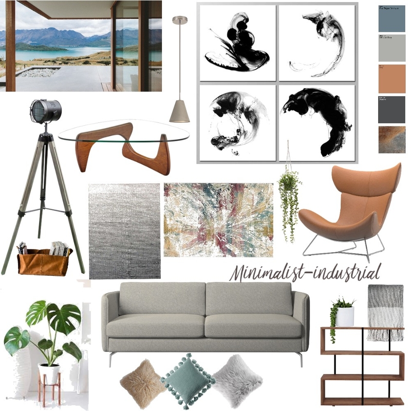 Industrial minimalist Mood Board by helloBalanced on Style Sourcebook