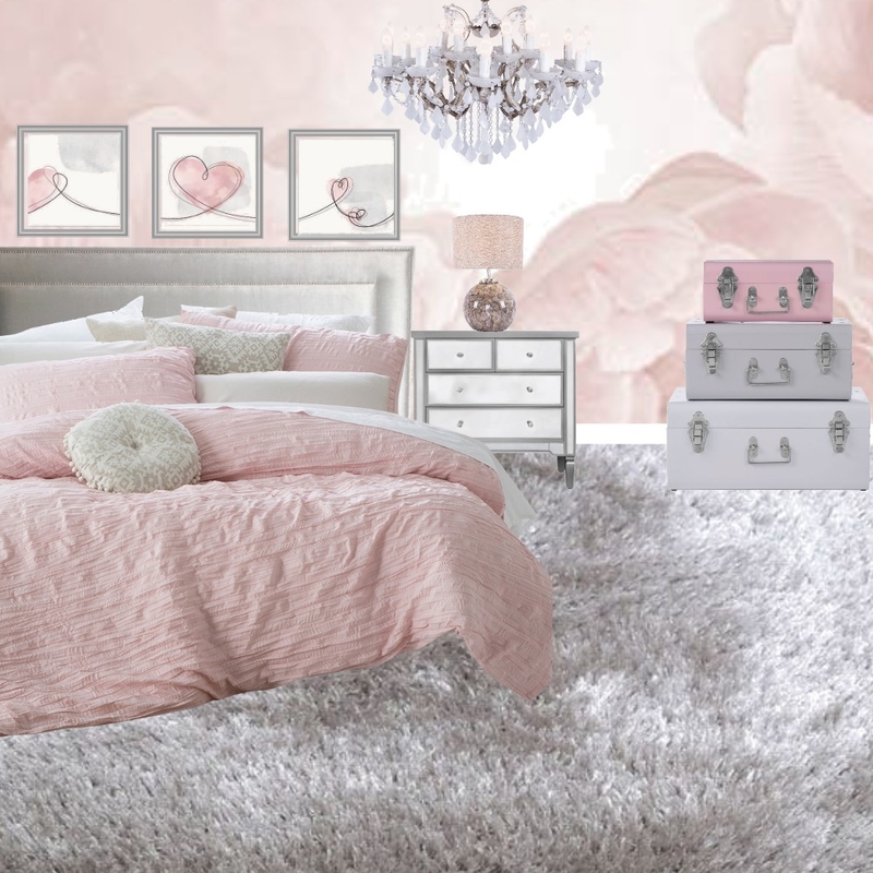 Pink Bedroom Mood Board by fsclinterior on Style Sourcebook