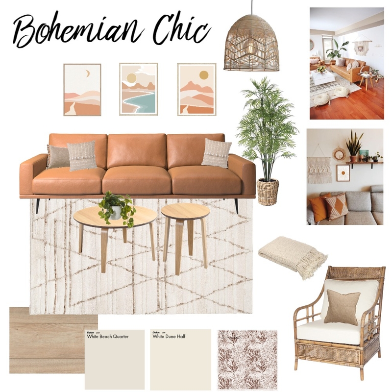 Cozy Bohemian Mood Board by ncljcbs on Style Sourcebook