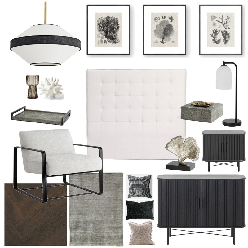 Neutral Master Bed Mood Board by DKD on Style Sourcebook