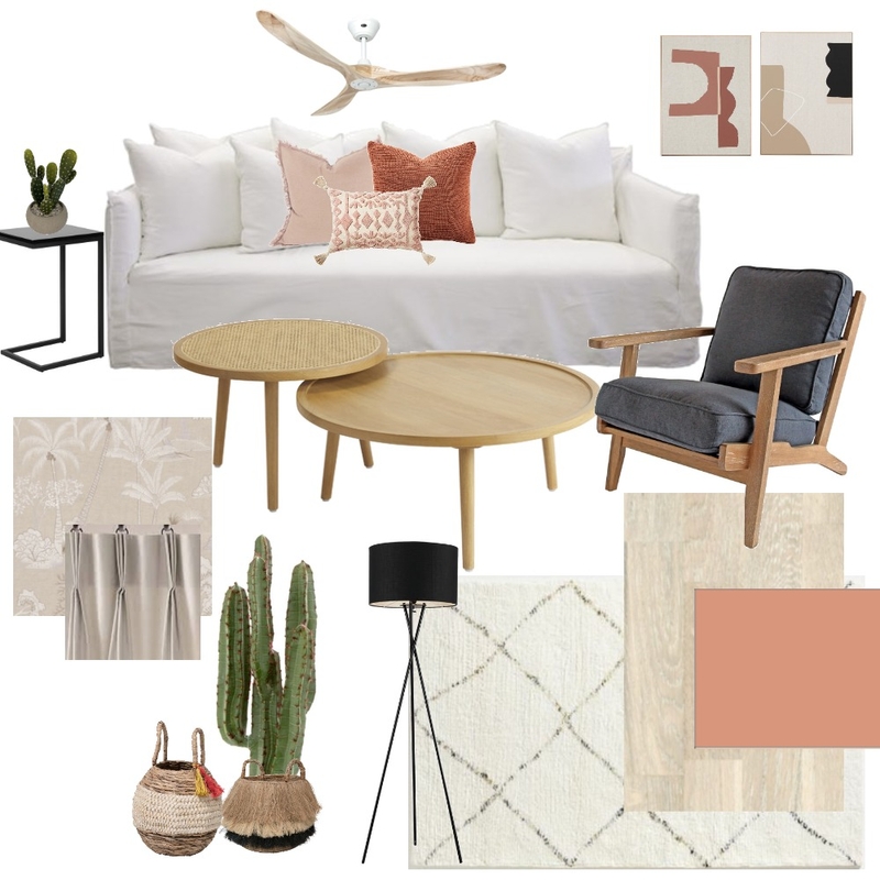 Living Room Sample Board Mood Board by Daphne on Style Sourcebook
