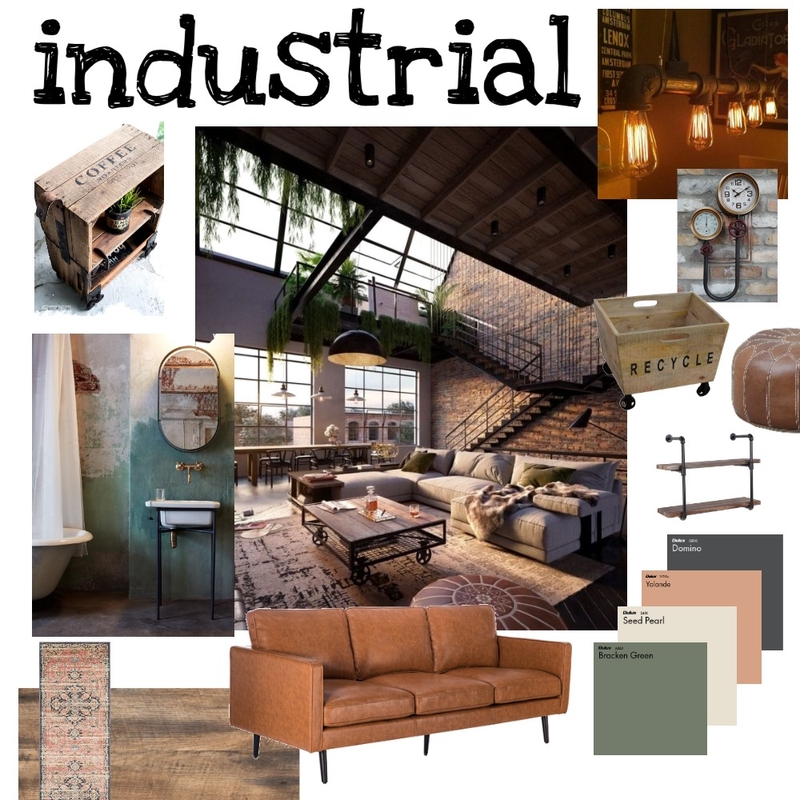 IDI Industrial assignment Mood Board by Styled By Leigh on Style Sourcebook