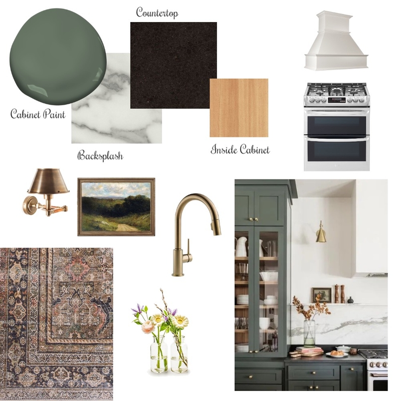 Green kitchen Mood Board by robertahildebrand on Style Sourcebook