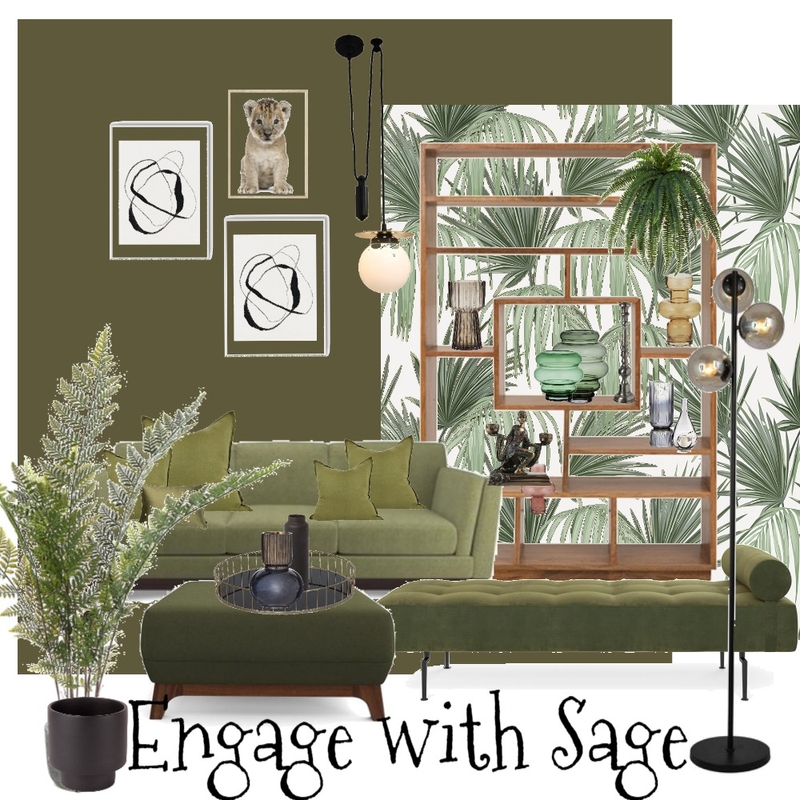 ENGAGE WITH SAGE Mood Board by WHAT MRS WHITE DID on Style Sourcebook