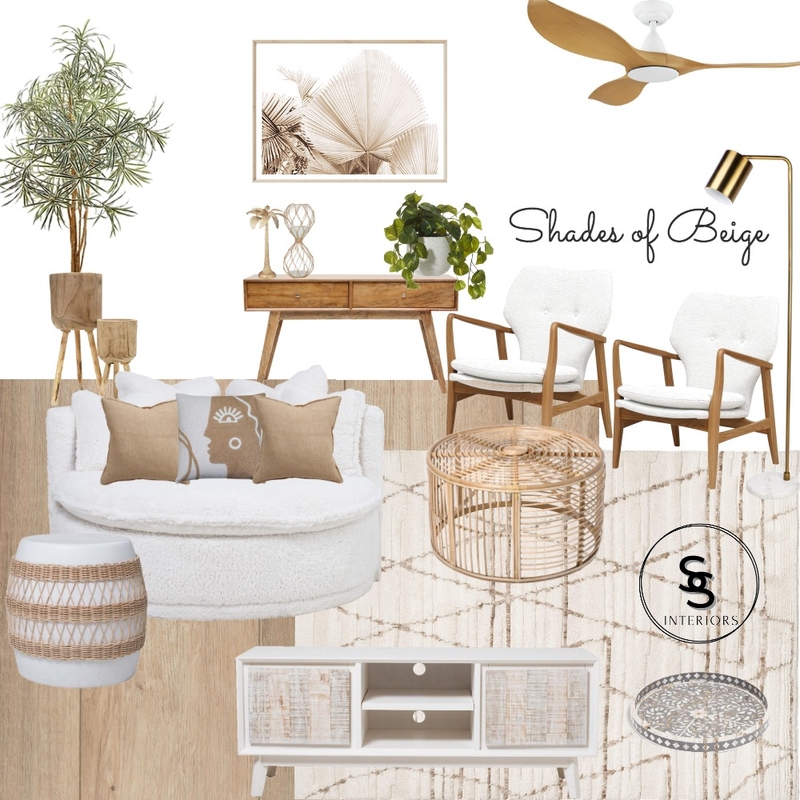 Moodboard Competition - Beige Living Mood Board by SS Interiors on Style Sourcebook