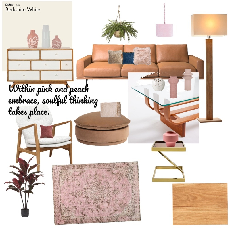 Peach and Pink Cosy Mood Board by Deanned on Style Sourcebook