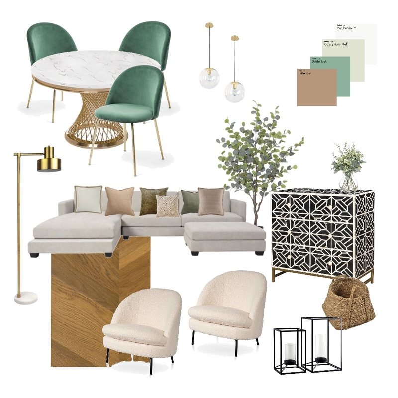 Living Room Mood Board 1 Mood Board by sofid.interiors on Style Sourcebook