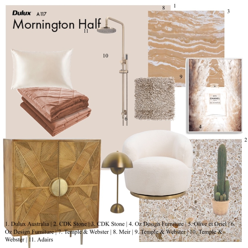Peach & Pink Mood Board by Sian Sampey on Style Sourcebook