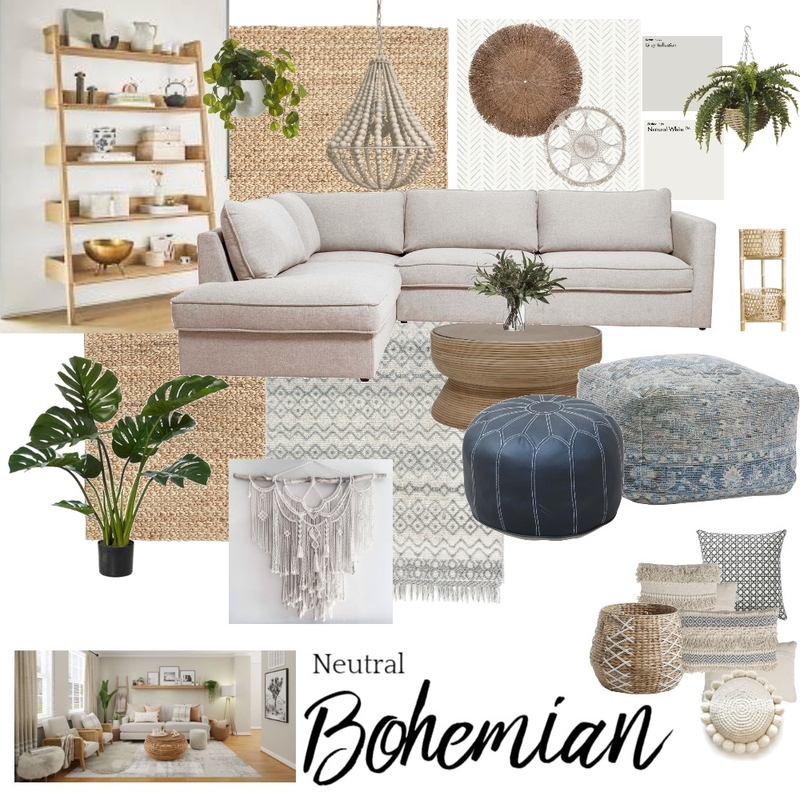 Bohemian Mood Board by R2 Design Elements on Style Sourcebook
