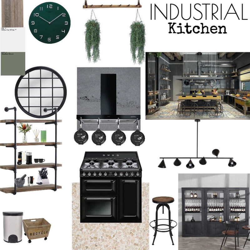 Industrial Kitchen Mood Board by Didriss on Style Sourcebook