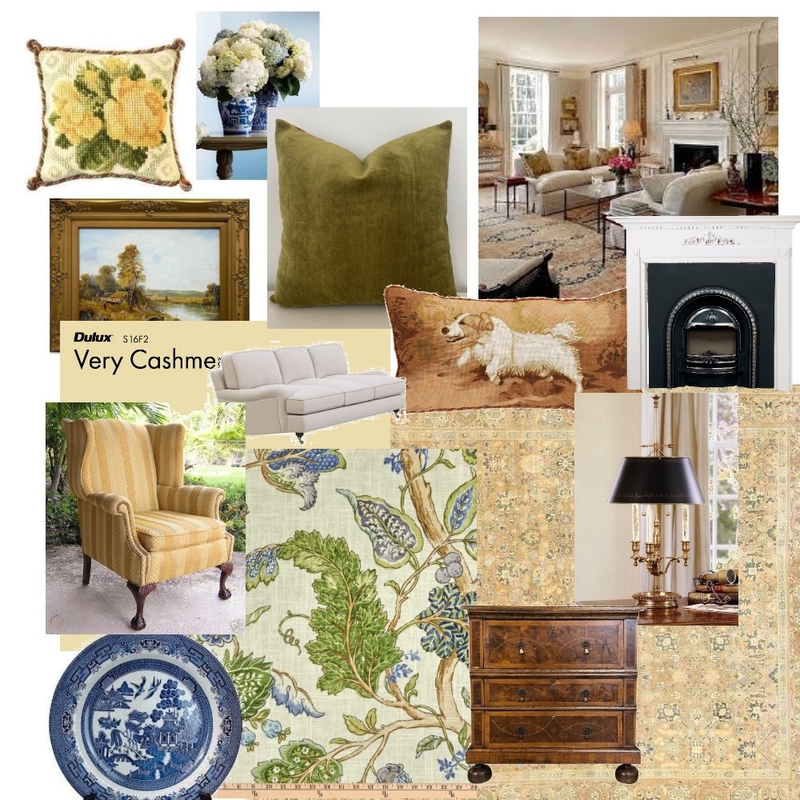 Traditional Living Room - Draft Mood Board by Dana Nachshon on Style Sourcebook