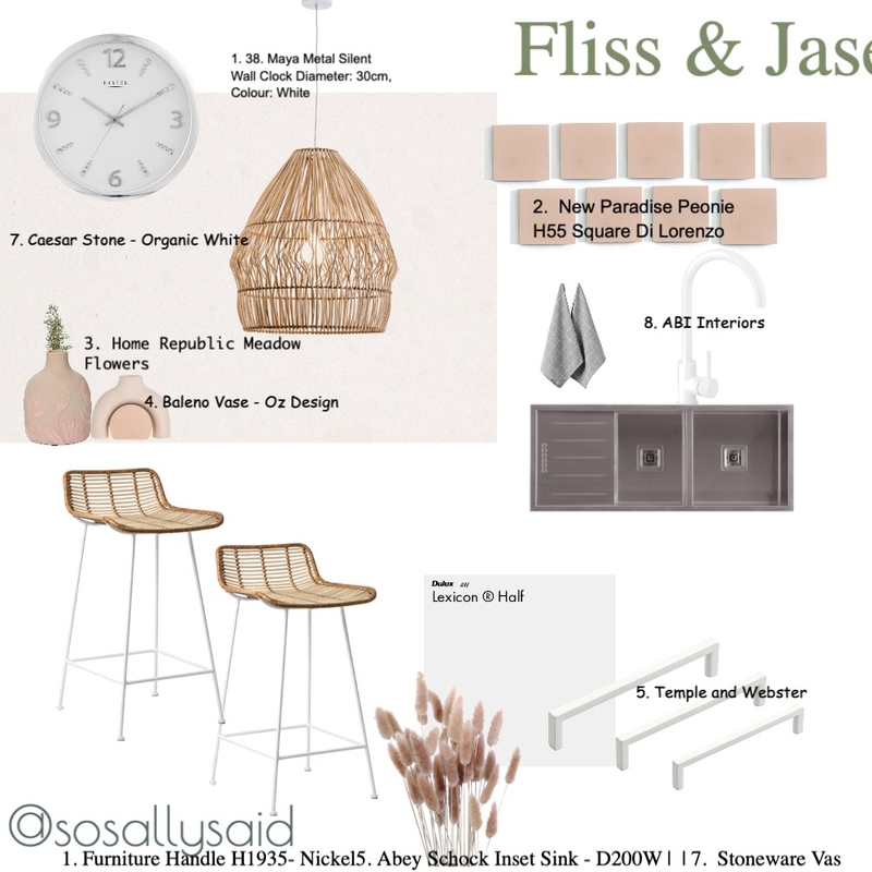 Fliss and Jason Mood Board by So Sally Said on Style Sourcebook