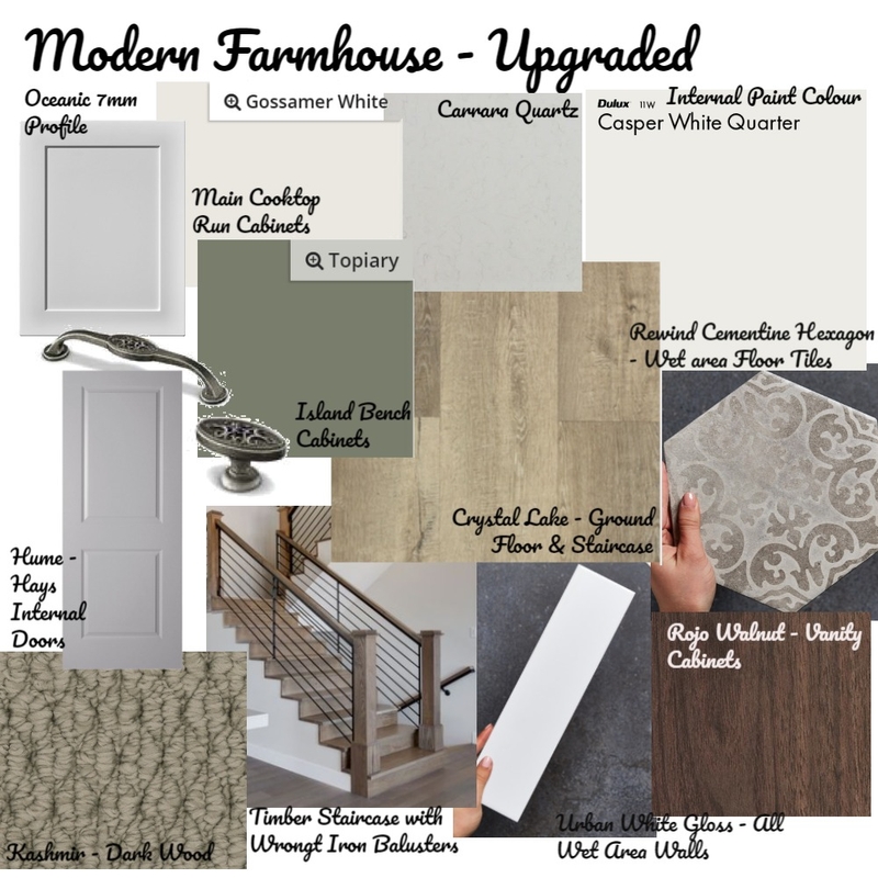 Modern Farmhouse - Upgraded Mood Board by Allana on Style Sourcebook