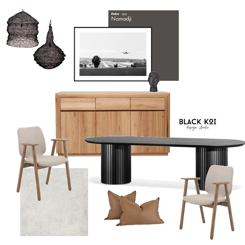 Andromeda Dining Room Mood Board by Black Koi Design Studio on Style Sourcebook