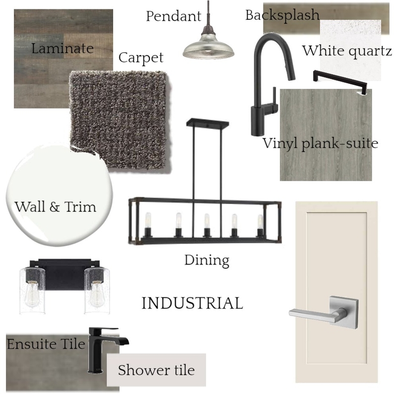 INDUSTRIAL Mood Board by SHELBY on Style Sourcebook