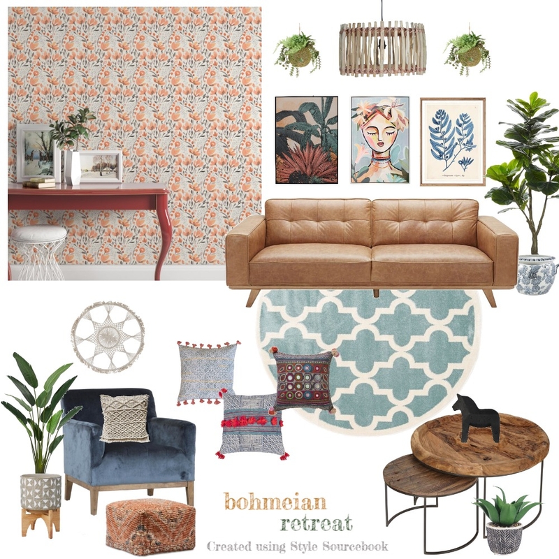 Bohemian Retreat Mood Board by Snap Wise on Style Sourcebook