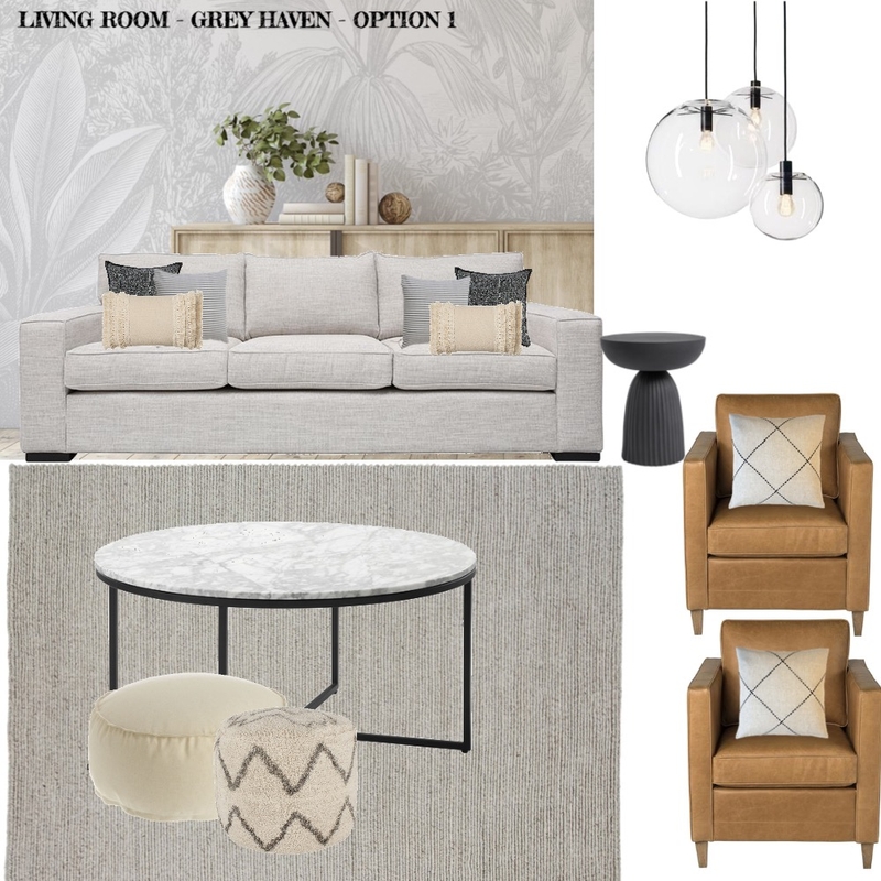 LIVING ROOM - GRAY HAVEN - FINAL 1 Mood Board by Dorothea Jones on Style Sourcebook