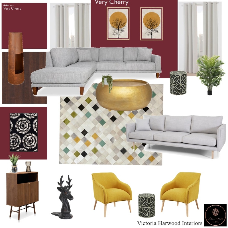 Harwood Lounge 1 Mood Board by Victoria Harwood Interiors on Style Sourcebook