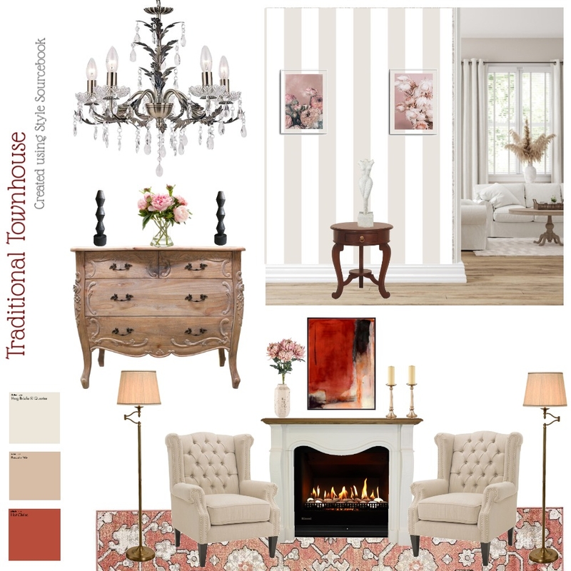 Traditional Townhouse Mood Board by Snap Wise on Style Sourcebook
