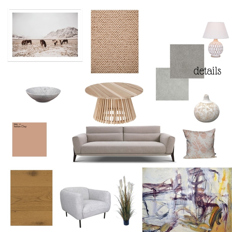 Mood board hotel living room Mood Board by Giota Athanasiadou on Style Sourcebook