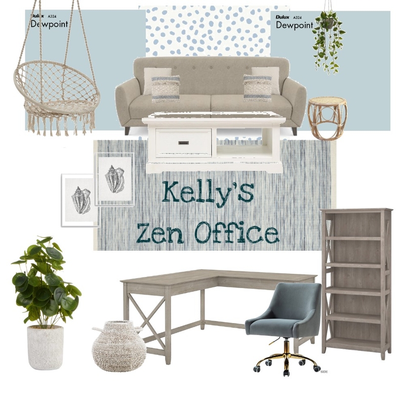 Kelly's Office Mood Board by LizStudio on Style Sourcebook