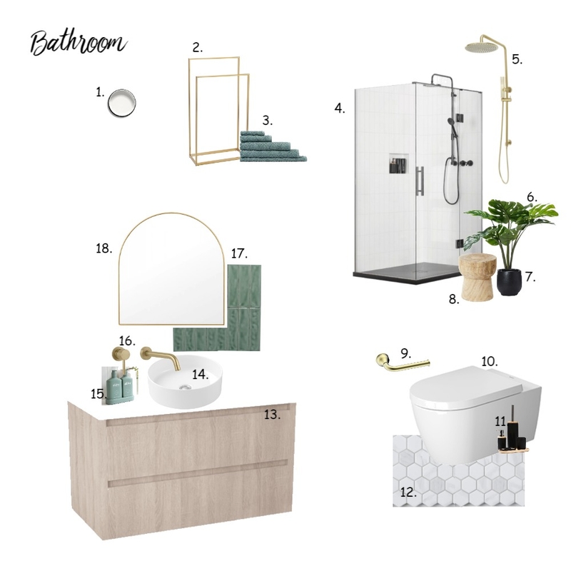 1 Bathroom - Edited Mood Board by Mgj_interiors on Style Sourcebook