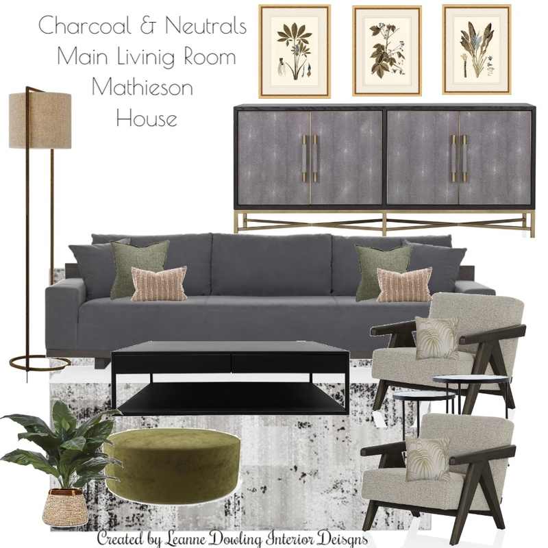 Charcoal and Neutrals - Mathieson 3 Mood Board by leannedowling on Style Sourcebook