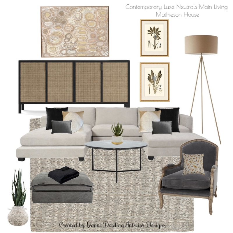 Contemporary Luxe Neutrals - Mathieson 2 Mood Board by leannedowling on Style Sourcebook