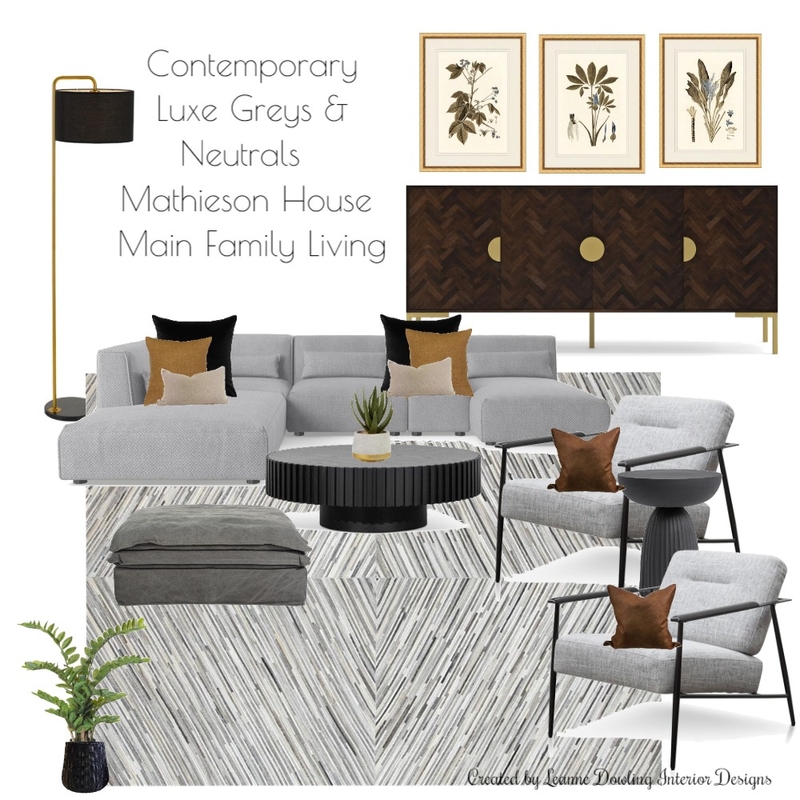 Contemporary Luxe Greys and Neutrals Mood Board by leannedowling on Style Sourcebook