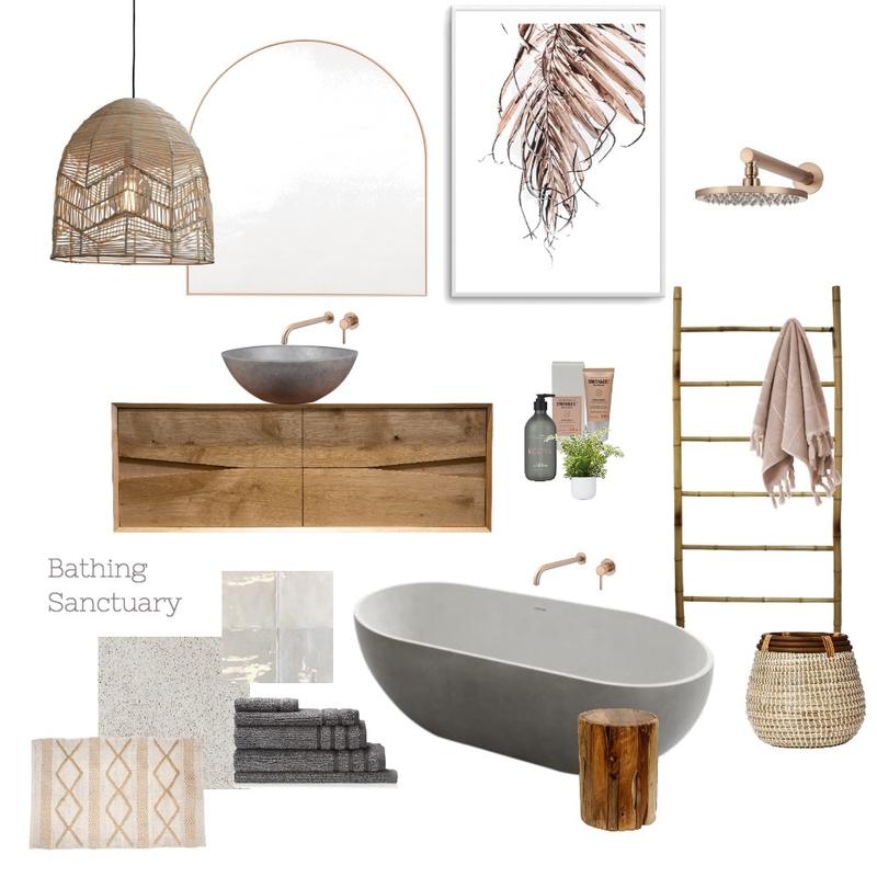 Bathing Sanctuary Mood Board by Loom+Tusk Interiors on Style Sourcebook