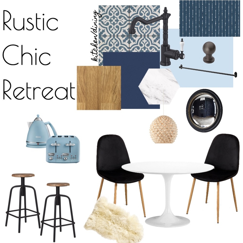 Rustic Chic Retreat - 001 Mood Board by RLInteriors on Style Sourcebook