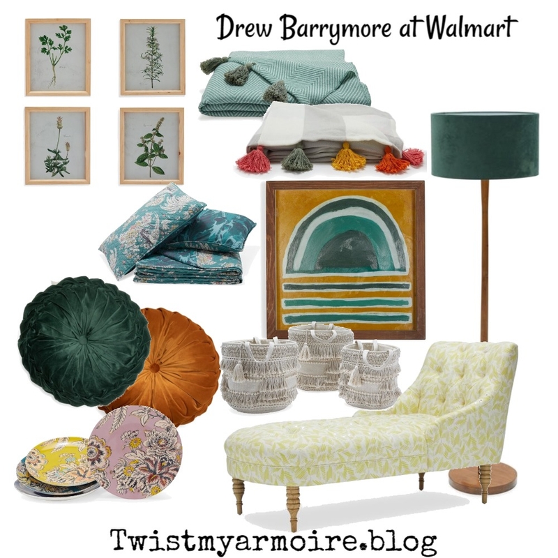 Drew at Walmart Mood Board by Twist My Armoire on Style Sourcebook