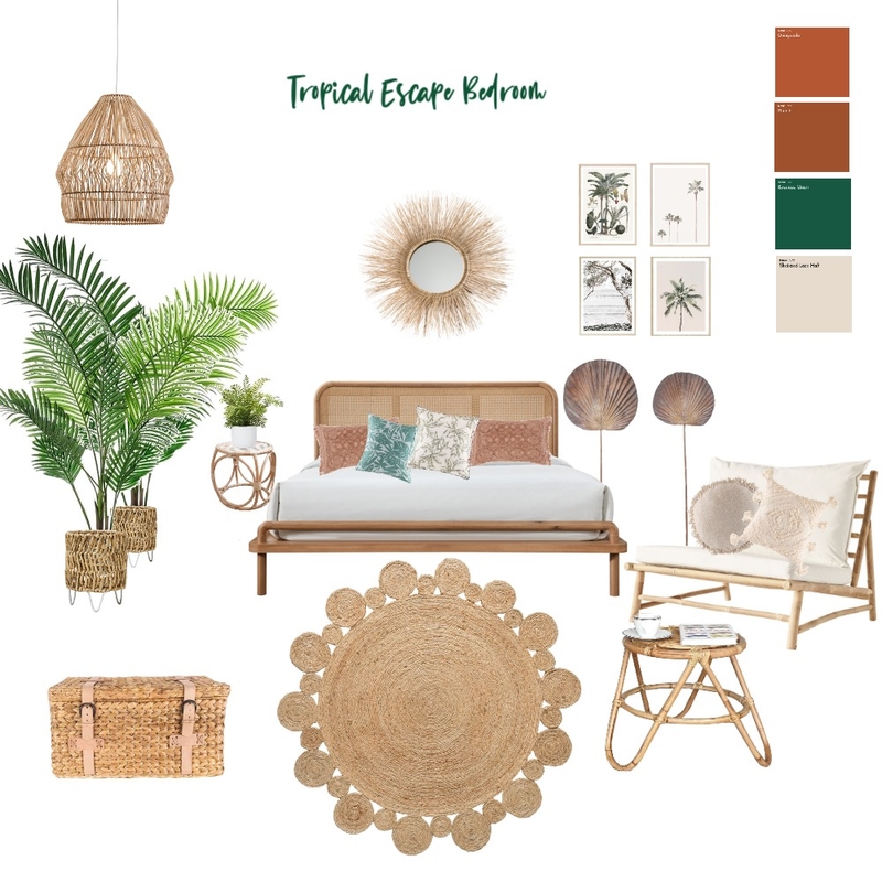 Tropical Escape Bedroom5 Mood Board by AndreeaRM on Style Sourcebook