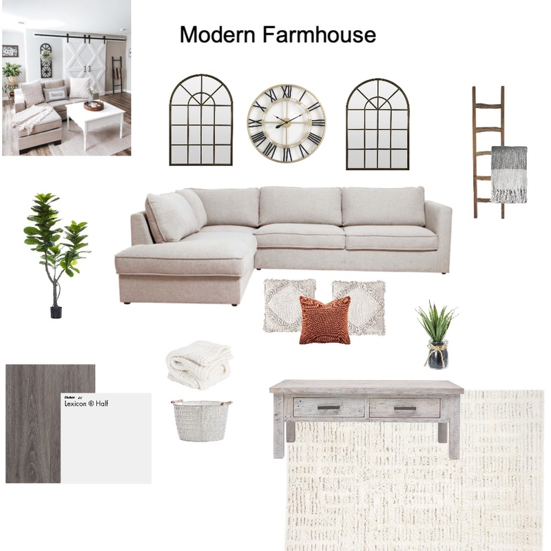 Modern Farmhouse Mood Board by emilyrose3312 on Style Sourcebook