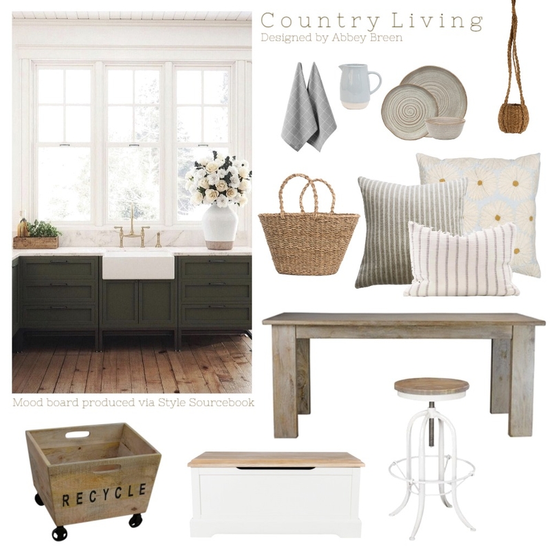 Country Living Mood Board by i dream of interiors on Style Sourcebook