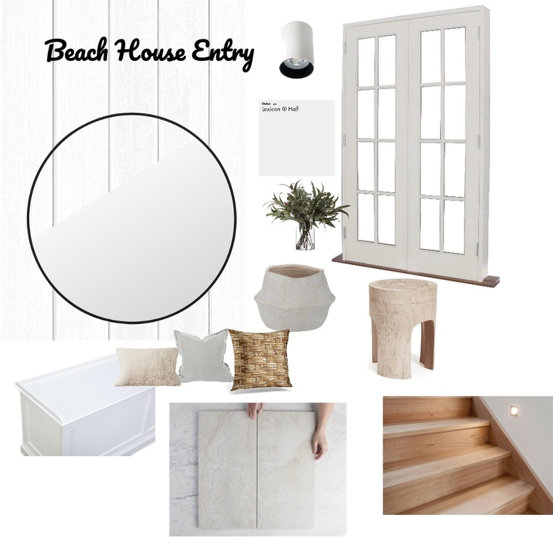 Beach House Entry Mood Board by Brooke Kafer on Style Sourcebook