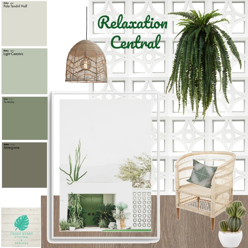 Peaceful Green Mood Board by Fresh Start Styling & Designs on Style Sourcebook