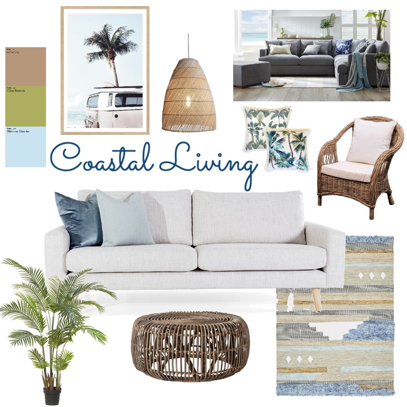 Coastal Living Mood Board by Valeria Fang on Style Sourcebook