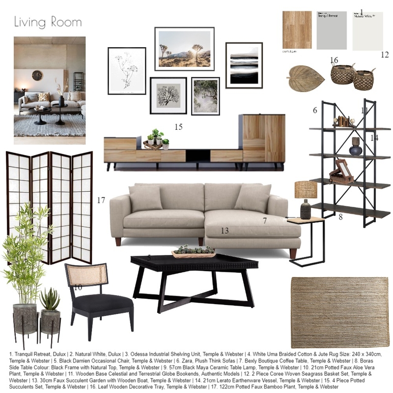 Living room Mood Board by Katerina on Style Sourcebook
