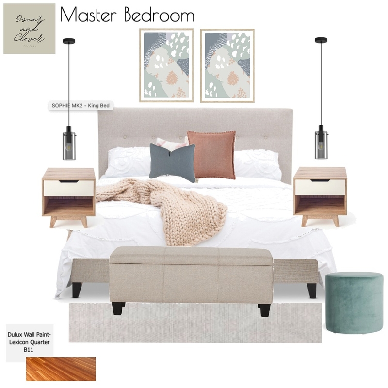 Kimber Project - Master Bedroom Mood Board by oscarandcloverinteriors on Style Sourcebook