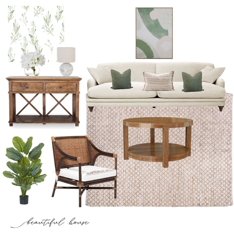 Living Room - Spring Mood Board by Beautiful House on Style Sourcebook