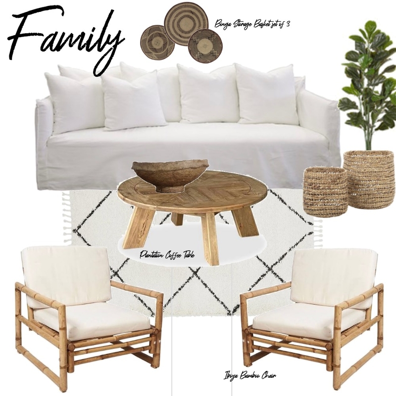 Boho Earthy Living Space Mood Board by Styledbymel on Style Sourcebook