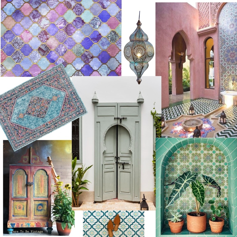 Moroccan Living Space Mood Board by elsadesign on Style Sourcebook