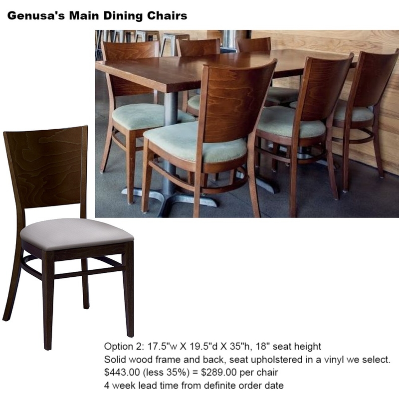 genusas chairs2 Mood Board by Intelligent Designs on Style Sourcebook