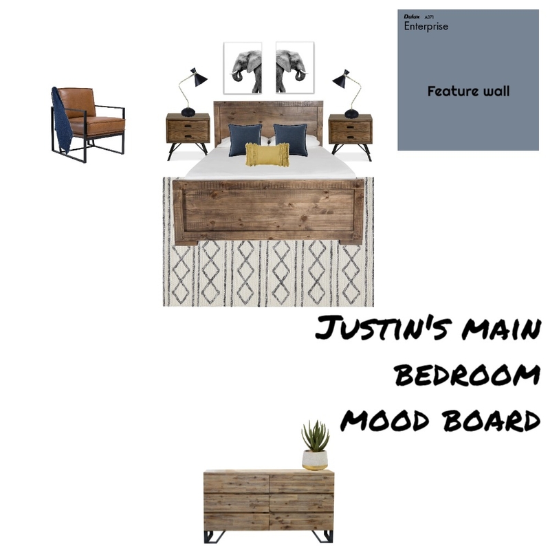 Justin's main bedroom Mood Board by BelindaKis on Style Sourcebook