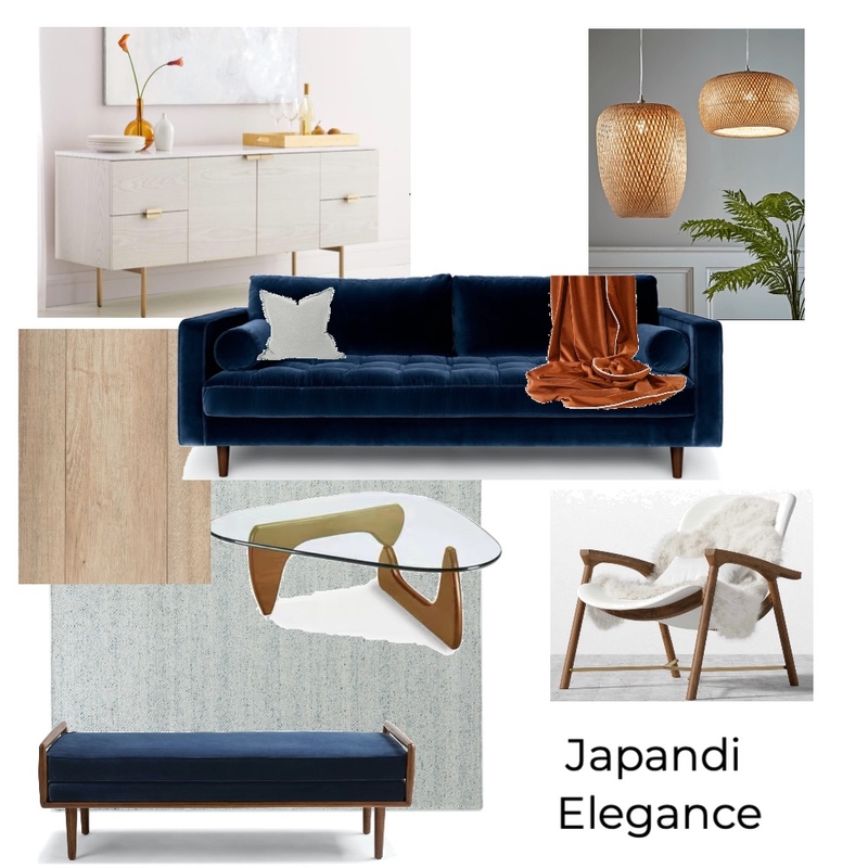 Japandi Elegance Mood Board by GableandNor on Style Sourcebook